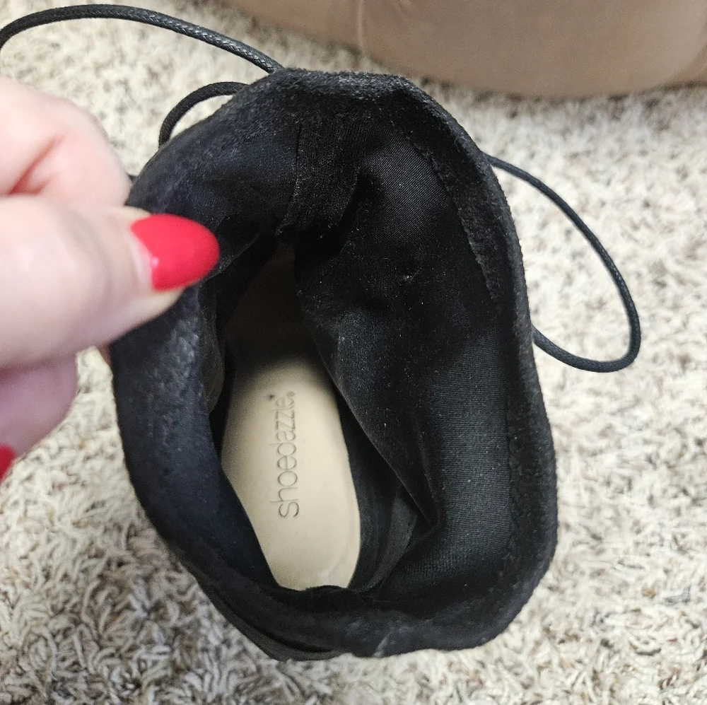 Shoedazzle Lace Up Booties NWOB
